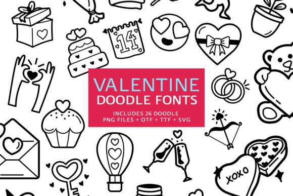Valentine Doodle Font