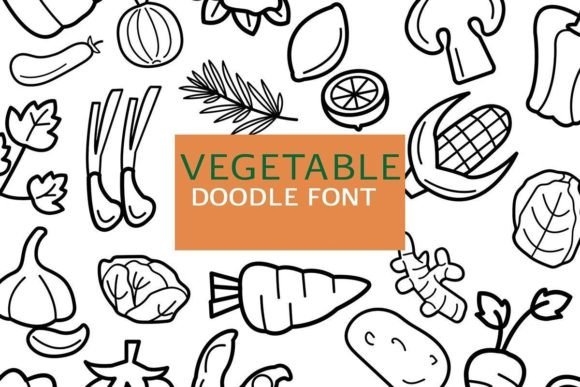 Vegetable Doodle Font