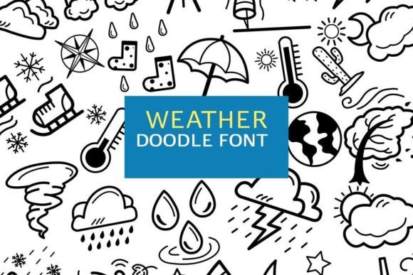 Weather Doodle Font
