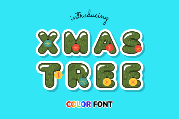 Xmas Tree Font