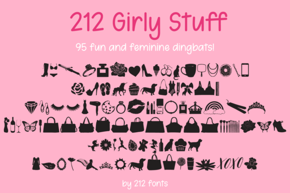 212 Girly Stuff Font