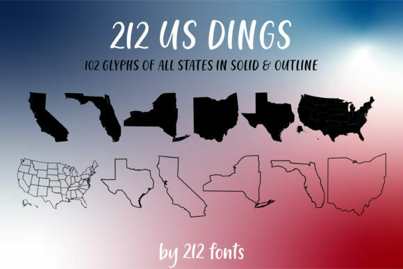 212 US Dings Font