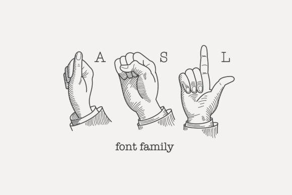 ASL Line Font