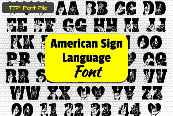 Able Lingo ASL 4 Font