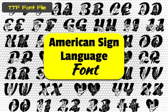 Able Lingo ASL 5 Font