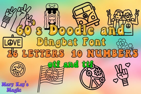 About 60’s Doodle Font