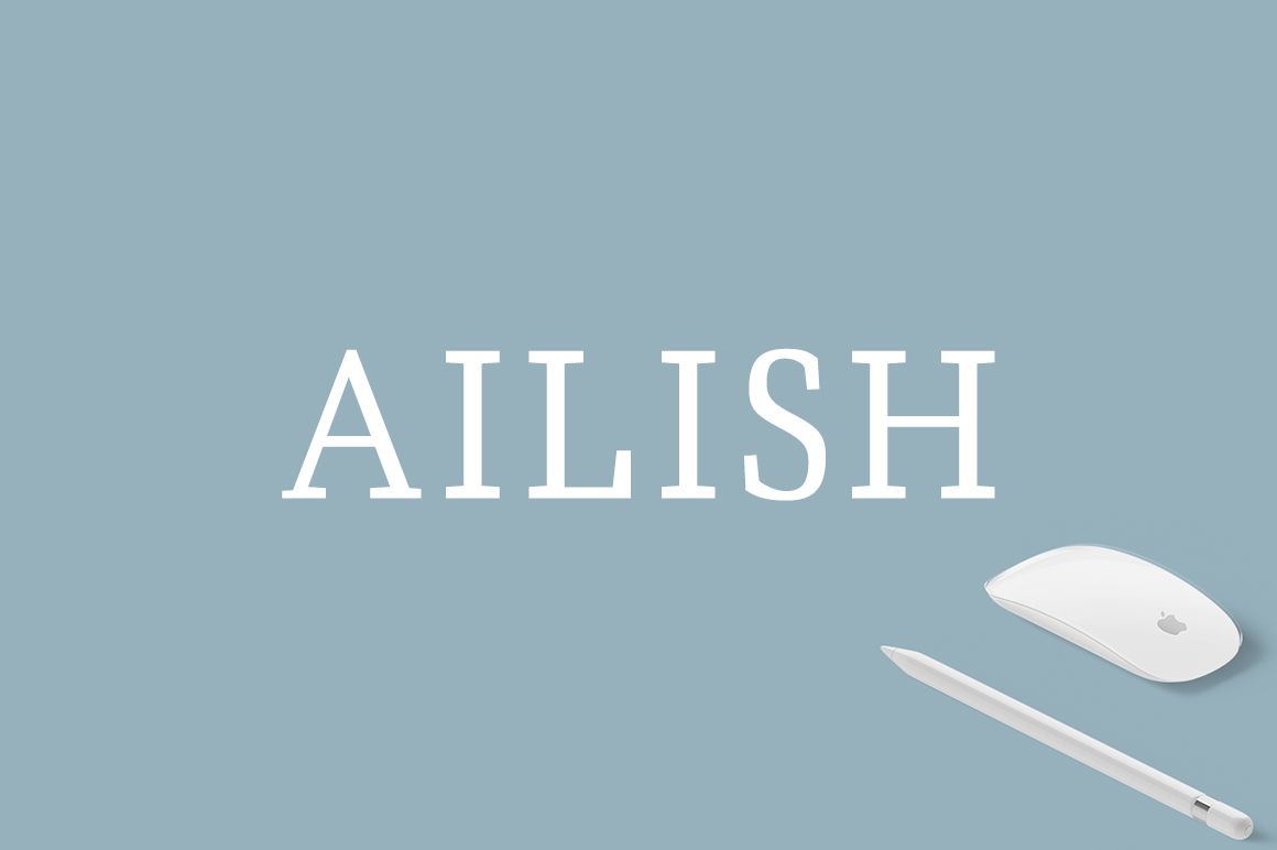 About Ailish Font