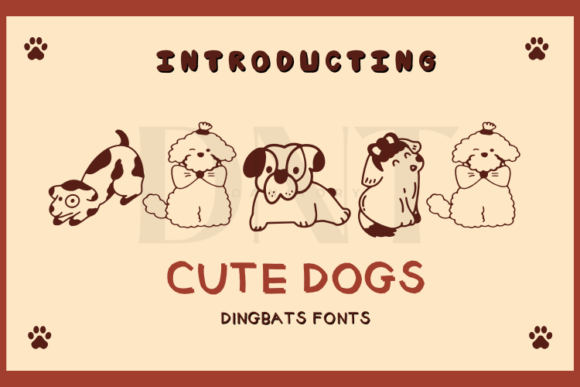 Cute Dogs Font
