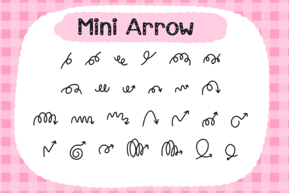 Mini Arrows Font