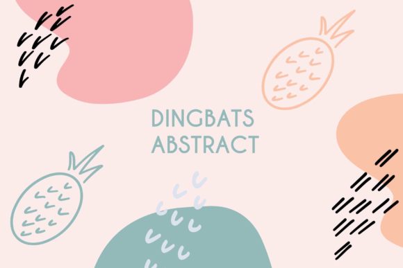 Abstract Dingbats Font