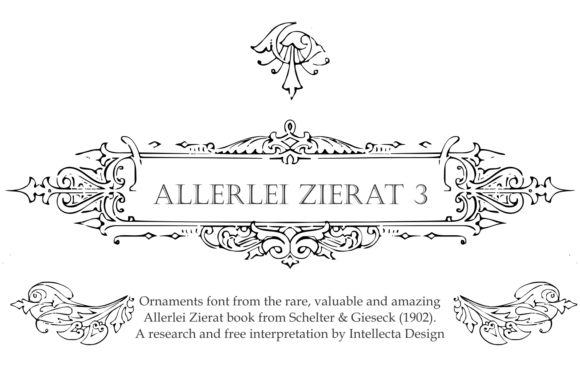 Allerlei Zierat 3 Font