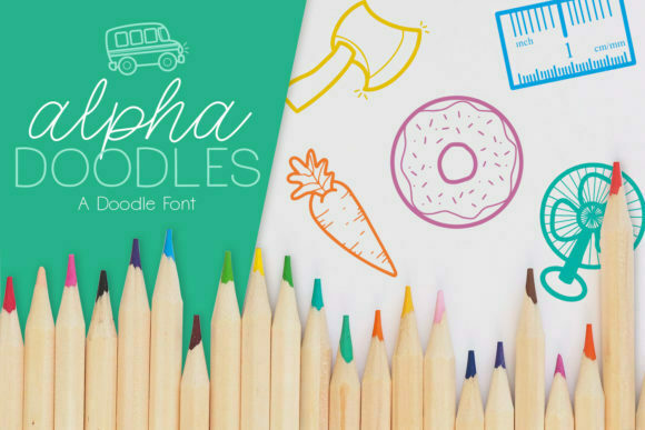 Alpha Doodles Font