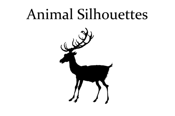 Animal Silhouettes Font