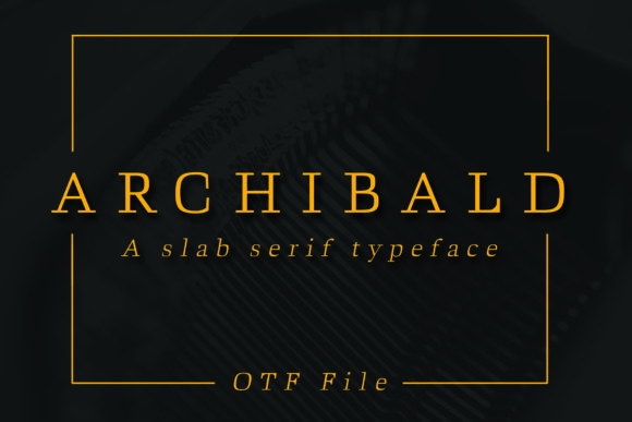 Archibald Font