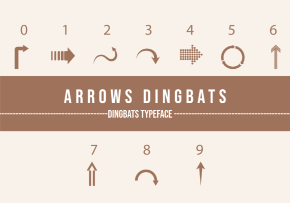 Arrows Dingbats Font