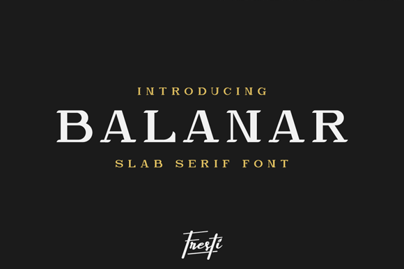 Balanar Font
