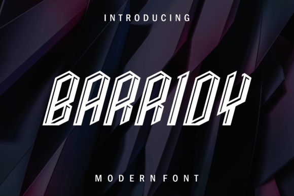 Barridy Font