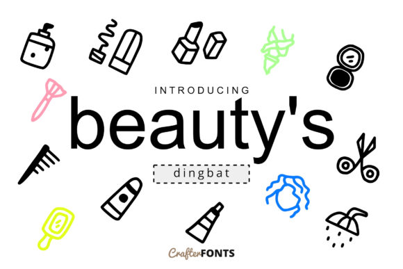 Beauty’s Doodle Dingbat Font