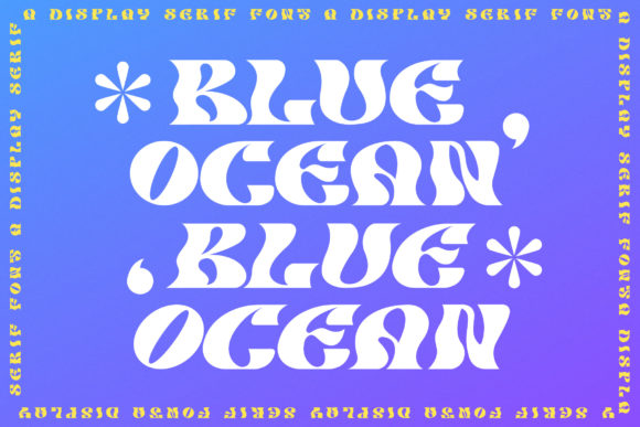 Blue Ocean Font