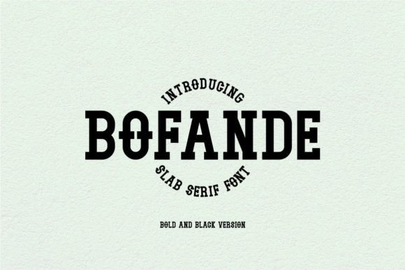 Bofande Font