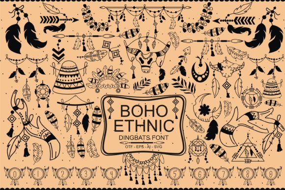Boho Ethnic Font