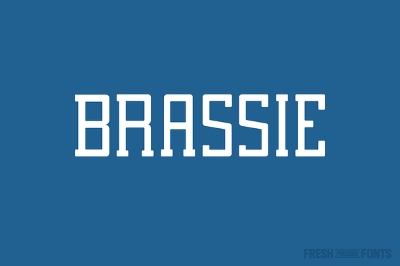 Brassie Family Font