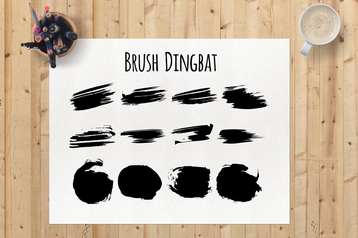 Brush Dingbat Font