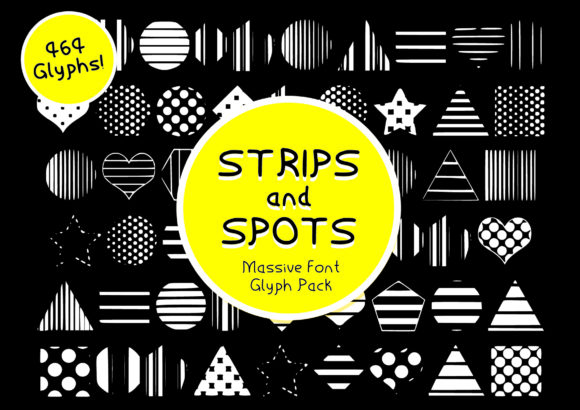 Strips & Spots Font
