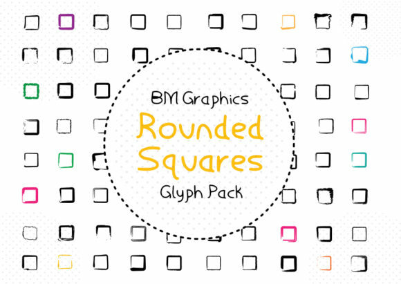 Rounded Squares Font