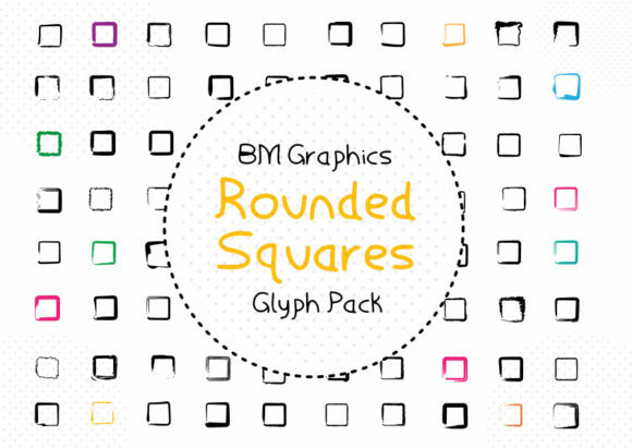 Rounded Squares Font