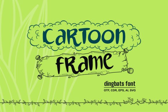 Cartoon Frame Font
