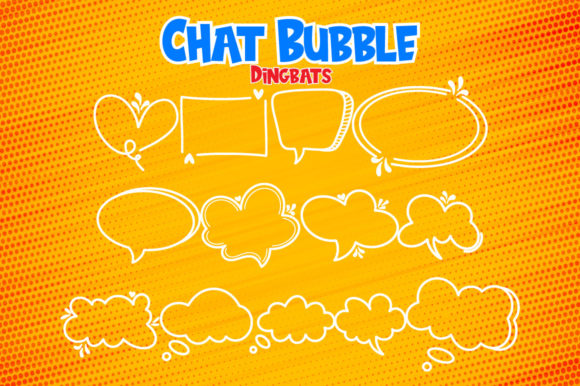 Chat Bubble Font