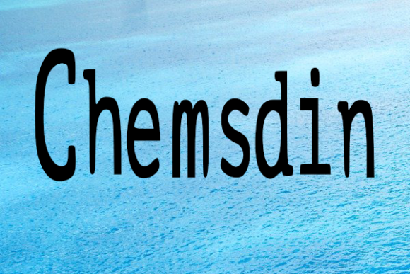 ChemsDin Font