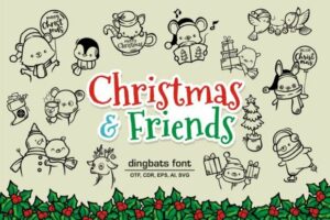 Christmas and Friends Font