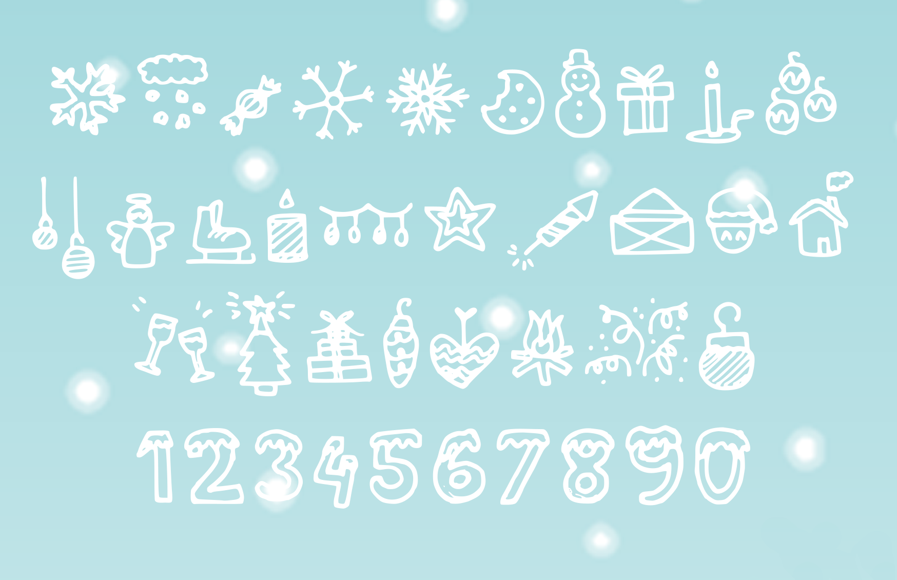 Christmas Icons Font