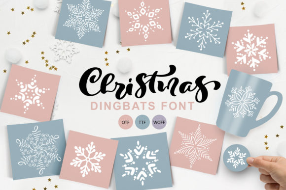 Christmas Snowflake Font