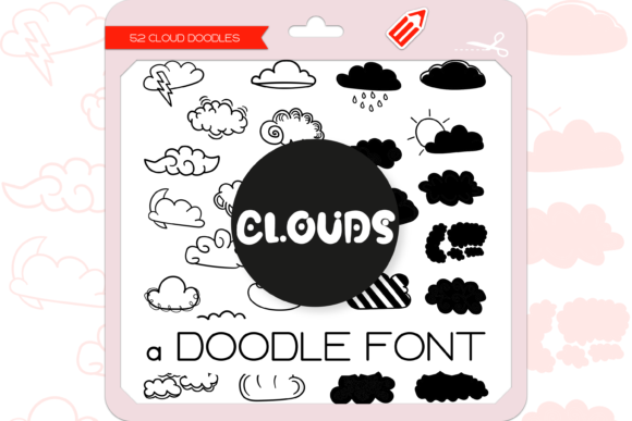 Clouds Dingbats Font