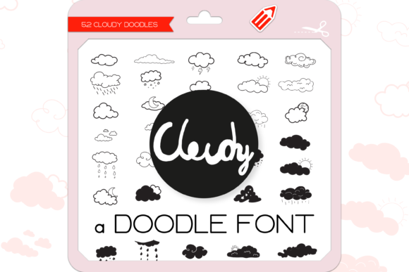 Cloudy Font