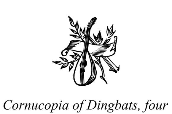 Cornucopia of Dingbats Four Font