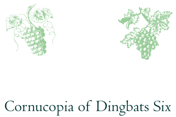 Cornucopia of Dingbats Six Font