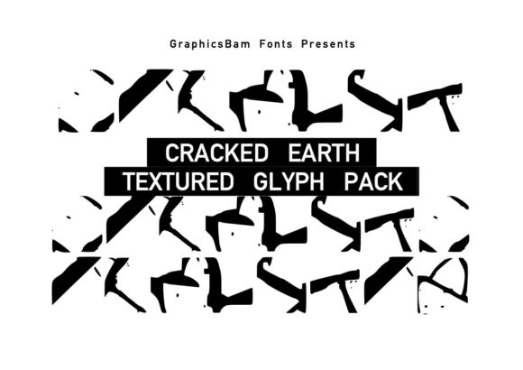 Cracked Earth Glyphs Font