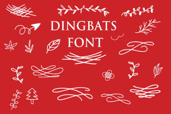 Dingbats Floral Font
