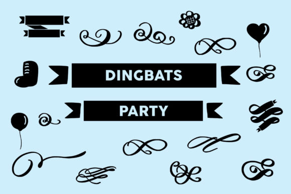 Dingbats Party Font