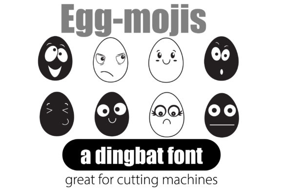 Egg Emoticon Font