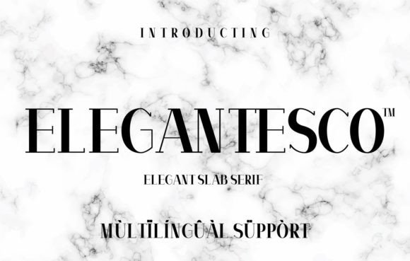 Elegantesco Font