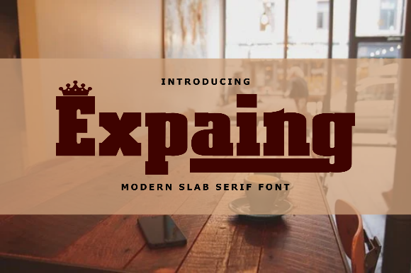 Expaing Font