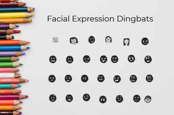 Facial Expression Font