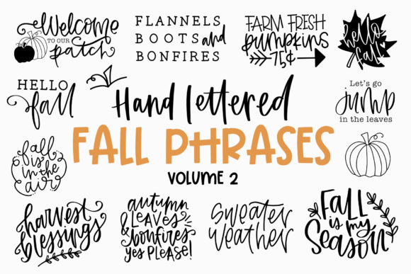 Fall Phrases Font