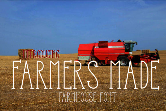 Farmers Made Font
