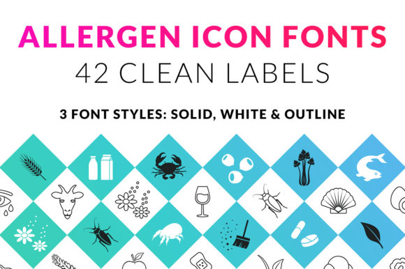 Food & Allergen Font